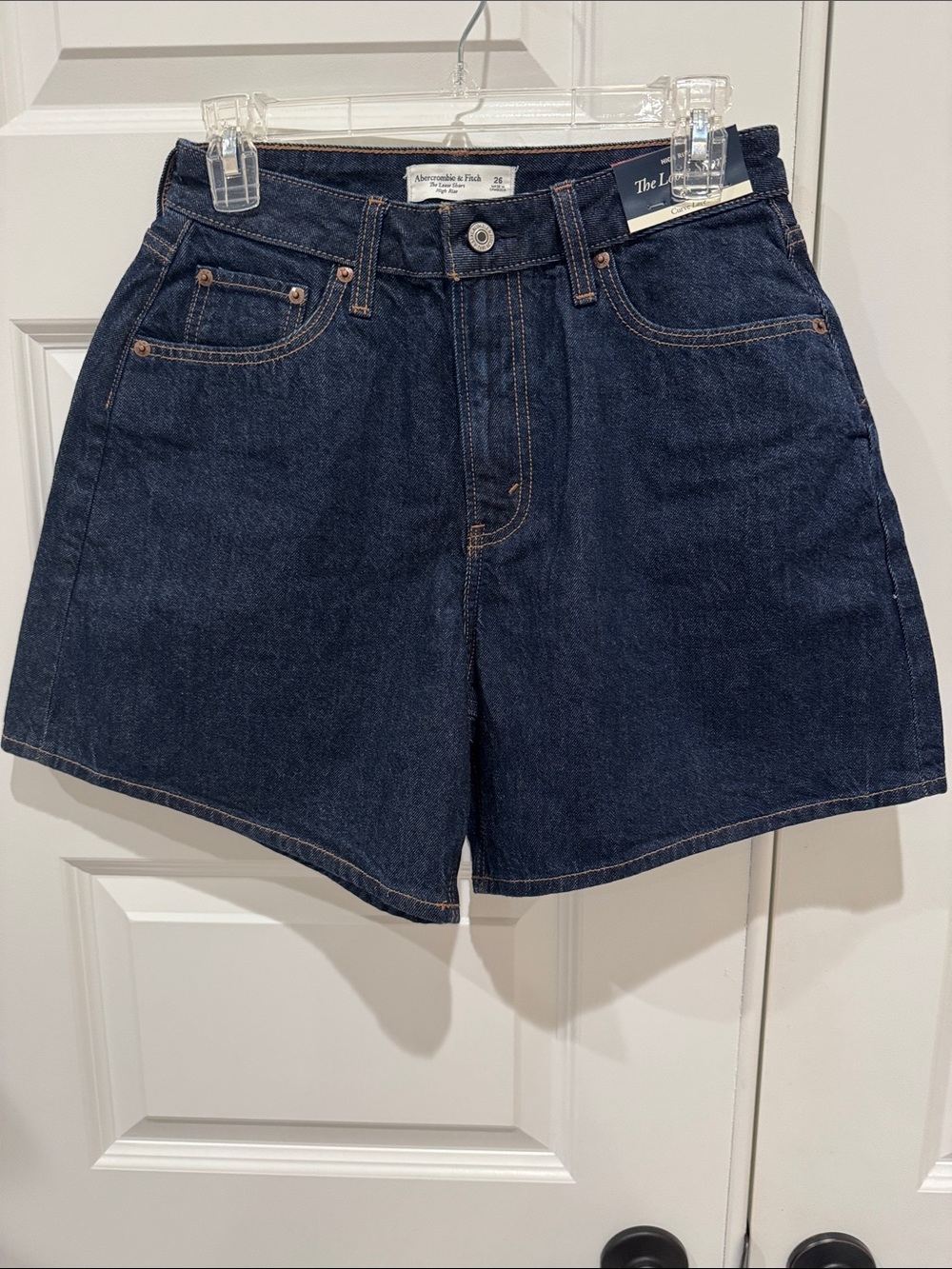 NWT Abercrombie & Fitch High Rise The Loose Shorts The Curve Love Size 26